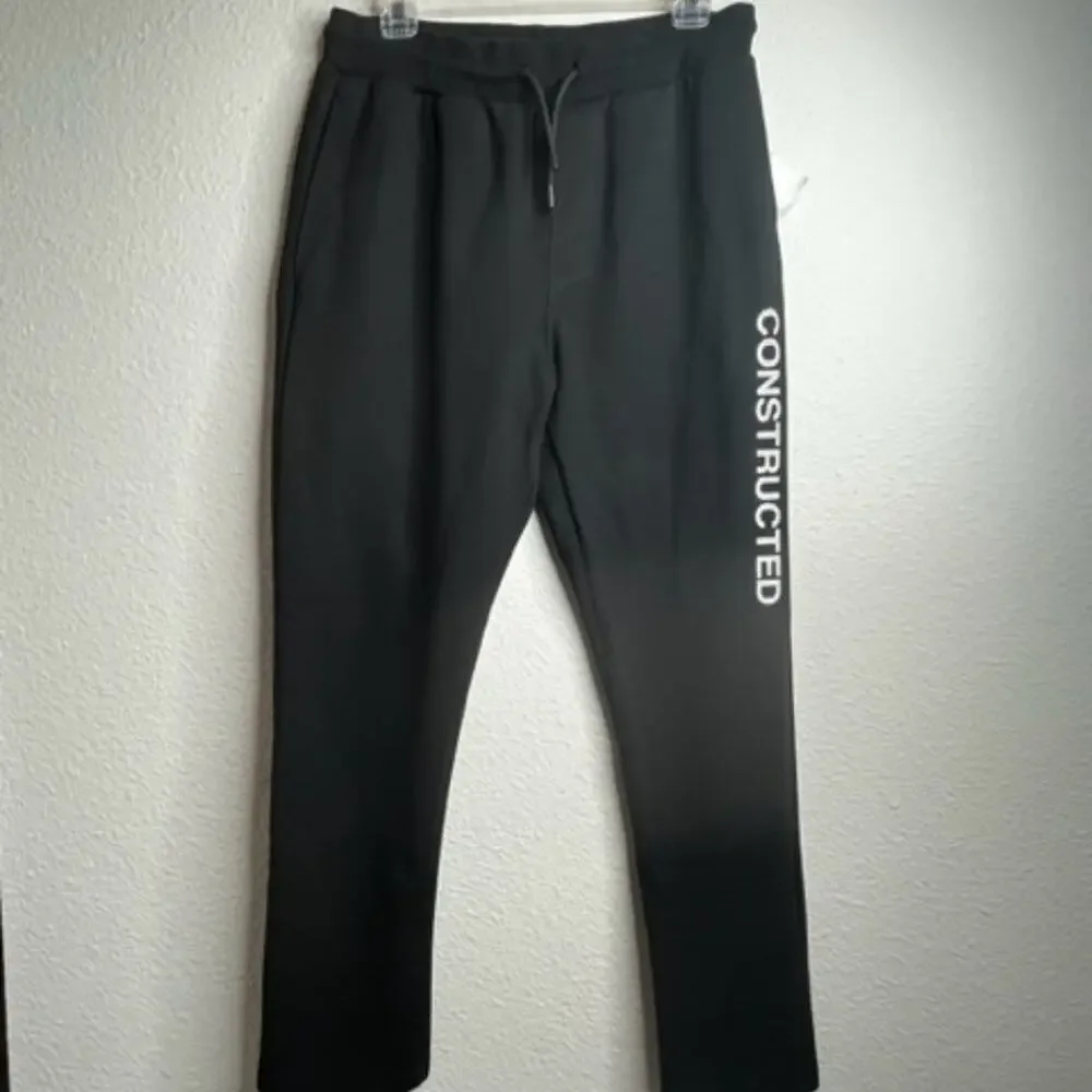 LC Waikiki Black Slim Fit CONSTRUCTED Mens Joggers Sz L